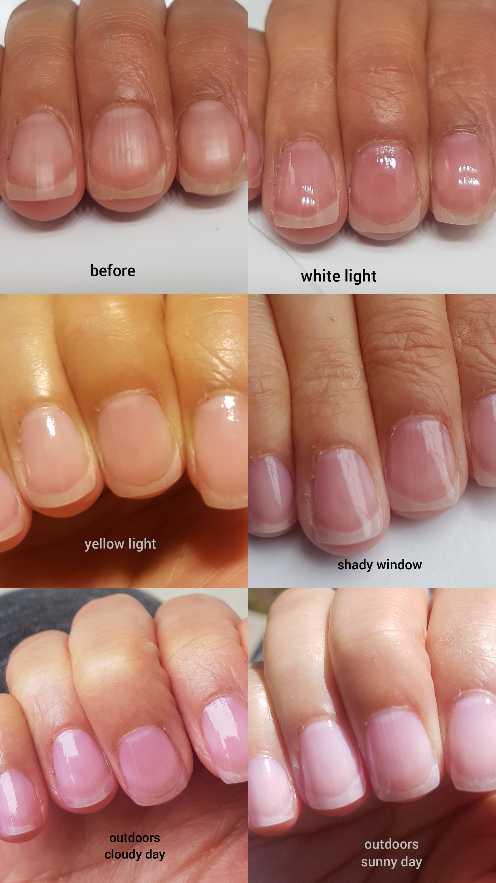 dior clear pink nail polish